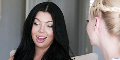 Big tits milf scene with angelic Holly Day and Serene Siren from Girls Way