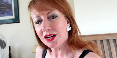 Aunt Judy's - Your Busty Mature Landlady Mrs. Red Bends Over for You (POV Experience)