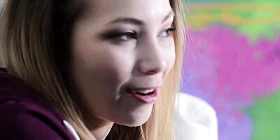 Sinful Chad Alva and Angel Smalls's clit rubbing scene