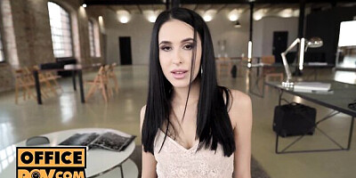 Libidinous Alyssa Bounty and Sassy - ass fuck clip - Office POV