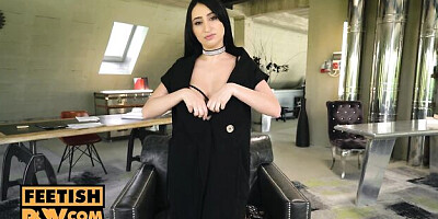 Footjob video with tempting Didi Zerati from Feetish POV
