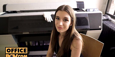 Office POV - brunette smut