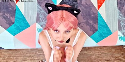 Lovely kitty enjoying hard cock