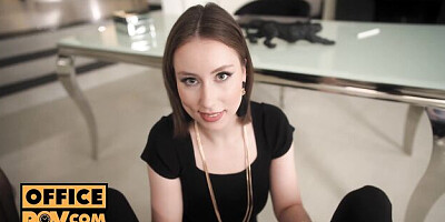 Babe scene with flattering Barbie Brill from Office POV