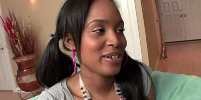 Enchanting Black Bitch Experiences an Orgasm While Receiving a Big Cock in Doggy Style Position