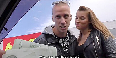 Rich Man Paid Of Money To Get Inside Chicks Bald Twat