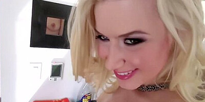 Anikka Albrite In Cute Blonde Gets Her Mouth Stuffed With Cock
