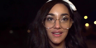 Exotic teen banged by agent near washing machine