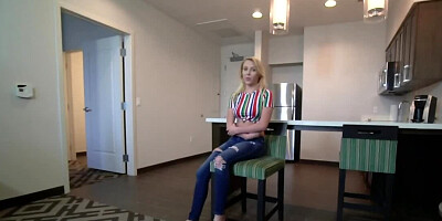 BBC is about to split her white pussy in half