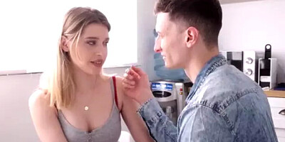 Horny Charlie Dean with a Big Dick Fucks His Pretty Girlfriend Freya Mayer&co...