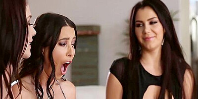 Dirty Slut Serena Is Fucked By Chanel And Valentina In Both Holes