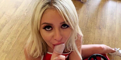 Madelyn Monroe get pounded all over the rented house by her bf