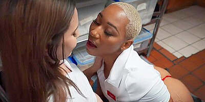 Fresh Meat And Two Hot Buns - Thick Ass Daphne With Serena Hill And Johnny Love