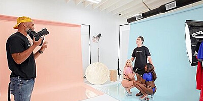 And Interracial Threesome Sex - Kylie Paige, Amari Anne And Bruce Venture