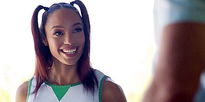 Black Cheerleader Teen 18+ Fucked In The Ass By Stepdad With Alexis Tae And Charles Dera