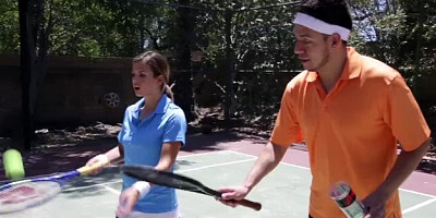 TheRealWorkout - Keisha Grey Pounded After Playing Tennis