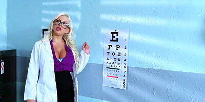 Dr. Savannah Stevens convinces patient to fuck her rough