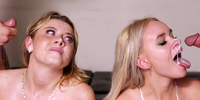 Khloe Kingsley and Stella Luxx getting fucked balls deep