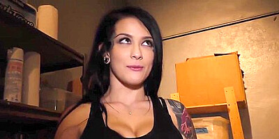 Katrina Jade - Is Surprised By A Massive Dark Dong At The Glory Hole