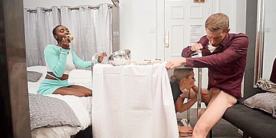 Threesome Sex With Black Stunner Zaawaadi With Danny D