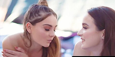 Stepsisters Aften Opal & Hazel Moore Finger Fuck Each Other During Camping Vacation