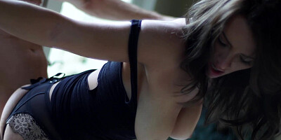 Big tits adorable Kayla West gets a hard fuck