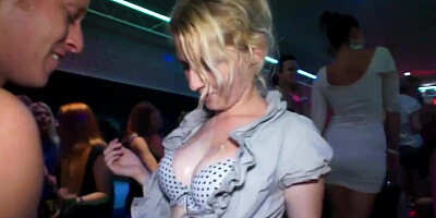 Gonzo bacchanalia in night club