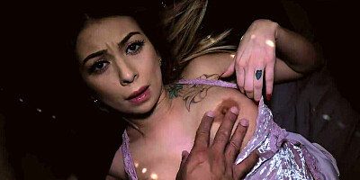 Kat Dior plays in the shower before giving a blowjob