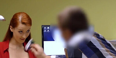 Ginger MILF needs money and she will do anything for it