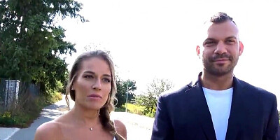 Eveline Dellai gets humped in front of her boyfriend