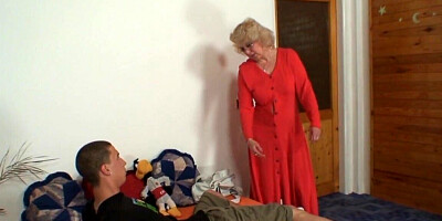 Another old woman that loves sucking and riding