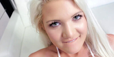 Comely blonde appreciates penetration with hard fuckstick