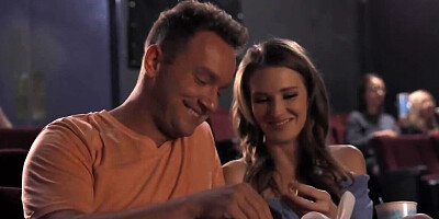 Van Wylde and Ashley Lane are having sex in the cinema