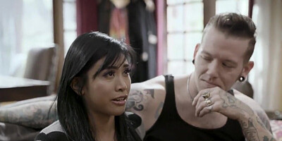 Asian girl is frustrated but sex comforts her