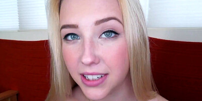College blondie Samantha Rone got bend over spanked & pounded