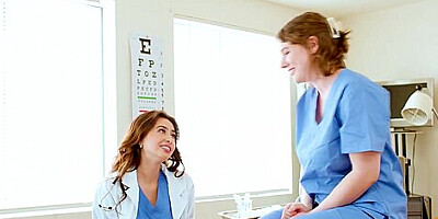 Lesbian Doctor Pussy Licking Busty Nurse