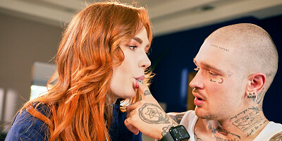 Siri Dahl gets deeply fucked and creampied by tattooed stallion