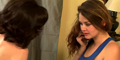 Gentle lesbian sex from hot Allie Haze and Veronica Avluv
