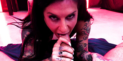 Joanna Angel sucks boyfriend's cock and gets fucked hard in POV