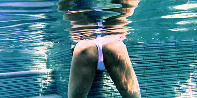 Luna Star get rimmed & fucked in the ass poolside