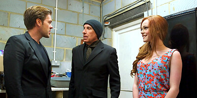 Barely legal Ella Hughes uses her blow & fuck skills on salesman's cock