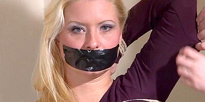 Dominatrix Ties Lesbian Lover Up And Makes Her Beg For Completion