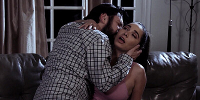 Slutty babe Karlee Grey passionate late night hook-up