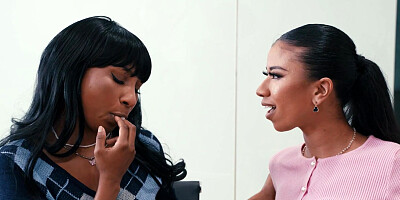 Ameena Green and Olivia Jay pleasuring each other in all possible ways