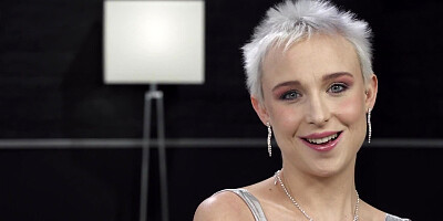 Short-haired blonde fucked and dominated by horny guy