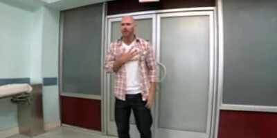 Horny big-tit brunette French nurse fucks patient's big hard-dick