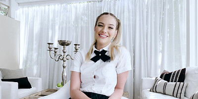Pigtailed cutie Kenna James knows how to heat things up