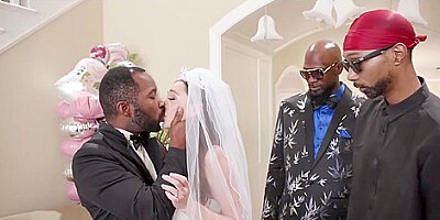 Bride Has Bbc Gangbang Wedding