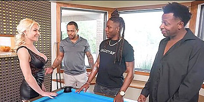 3 Cocks For Frenchy & A Strap-on For Her Cuck With Cuckold Sessions, Justice Nice And Don Prince