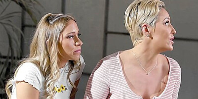 Khloe Kapri And Ryan Keely In Braced Lesbian Teen 18+ And Stepmommy Have Sex Before Wedding